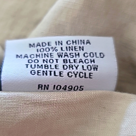 100% linen drapes 4 panels! - Picture 2 of 8